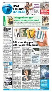 USA Today - Thursday, July 18 - 2013
