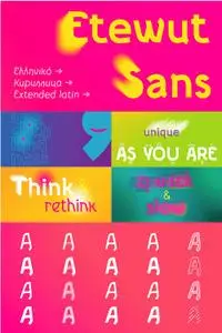 Etewut Sans font family