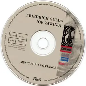 Friedrich Gulda / Joe Zawinul - Music For Two Pianos (1988)