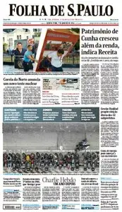 Folha de São Paulo - 07 de janeiro de 2016 - Quinta