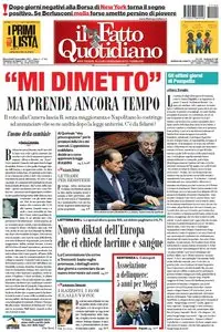 Il Fatto Quotidiano (09-11-11)