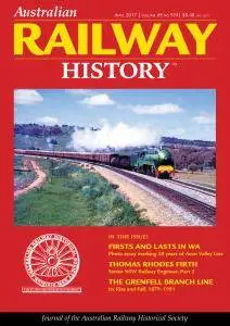 Australian Railway History - April 2017