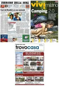 Il Corriere della Sera (25-06-14) + Vivi Milano + TrovoCasa