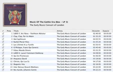 The Early Music Consort of London - Music Of The Gothic Era (Box - 3 LP + Full 54 pages booklet / FLAC)