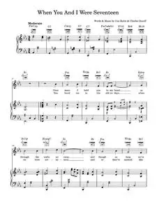 When You And I Were Seventeen - Chas Rosoff (Piano-Vocal-Guitar (Piano Accompaniment))