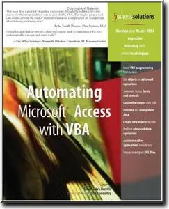 Automating Microsoft Access with VBA 