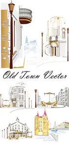 Old Town Streets Vector