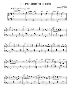 Dippermouth Blues [Jazz version] - Louis Armstrong, Ray Gilbert (Piano Solo)