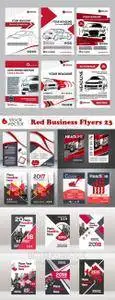 Vectors - Red Business Flyers 23