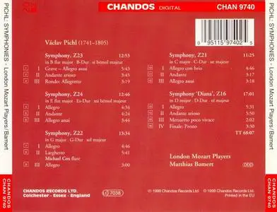 Matthias Bamert, London Mozart Players - Václav Pichl: Symphonies (1999)