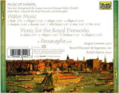 Jacques Loussier Trio - Handel: Water Music & Royal Fireworks (2002)
