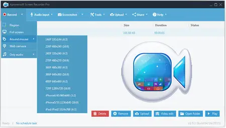 Apowersoft Screen Recorder Pro 2.0.9 (Build 12/18/2015)