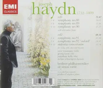 Berlin Philharmonic Orchestra, Sir Simon Rattle - Haydn: Symphonies 88-92, Sinfonia Concertante (2007/2014) [24/44]