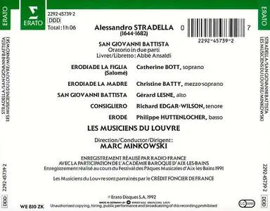 Marc Minkowski, Les Musiciens du Louvre - Alessandro Stradella: San Giovanni Battista (1992)