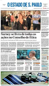 Jornal O Estado de SP em PDF, Sábado, 08 de Agosto de 2009