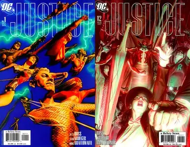 Justice #1-12 + Covers (2005) Complete