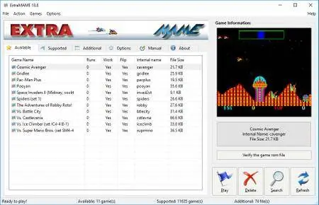 ExtraMAME 23.8 download the new for windows