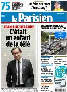 Le Parisien + Cahier Paris du Samedi 25 Aout 2012