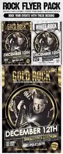 GraphicRiver Rock Music Show Flyer Bundle Pack#2