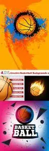 Vectors - Creative Basketball Backgrounds 4