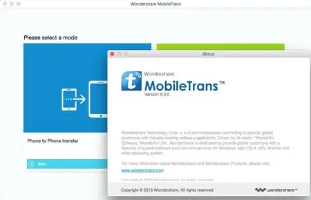 Wondershare MobileTrans for Mac 6.0.0 Multilangual Mac OS X