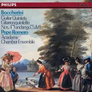 Pepe Romero, Academy Chamber Ensemble - Boccherini: Guitar Quintets Nos. 4 "Fandango", 5 & 6 (1988)