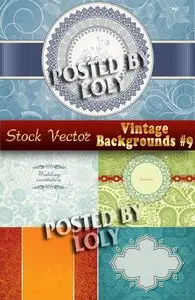 Vintage backgrounds #9 - Stock Vector