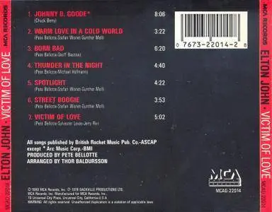 Elton John - Victim Of Love (1979)