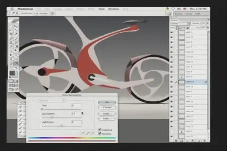 Industrial Design Rendering - Bicycle with Scott Robertson