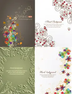 Spring Vector Backgrounds 1