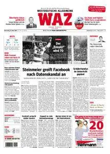 WAZ Westdeutsche Allgemeine Zeitung Essen-Postausgabe - 22. März 2018
