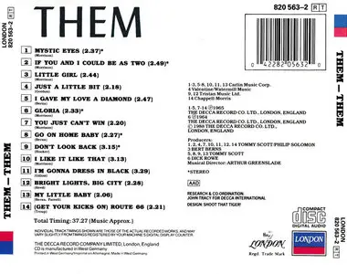 Them - Them (1965) [1988, London 820 563-2]