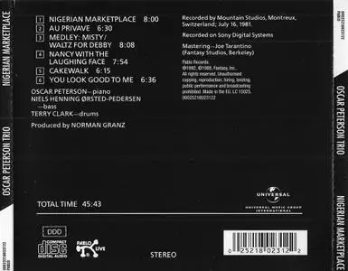 Oscar Peterson Trio - Nigerian Marketplace (1981) {1992, Reissue}