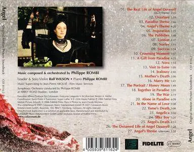 Philippe Rombi - Angel: Original Motion Picture Soundtrack (2006) CD Release 2007
