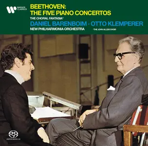 Daniel Barenboim, Otto Klemperer - Beethoven: The Five Piano Concertos (Remastered) (1967/2025) (SACD)