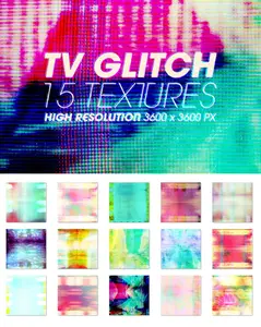 CM - TV Glitch Textures 44963