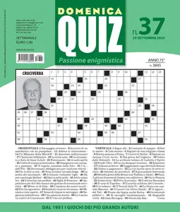 Domenica Quiz N.3845 - 25 Settembre 2025
