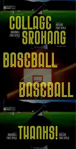 EE - Collage Sroxang - Baseball Font VYLDTVR