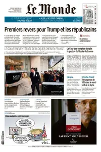 Le Monde du Vendredi 7 Novembre 2025