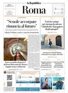 la Repubblica Roma - 22 Febbraio 2025