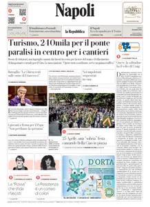 la Repubblica Napoli - 26 Aprile 2025