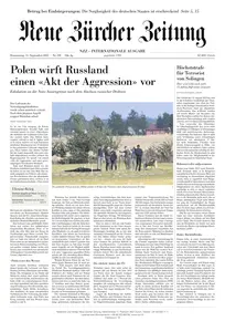 Neue Zurcher Zeitung International - 11 September 2025