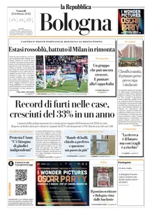 la Repubblica Bologna - 28 Febbraio 2025