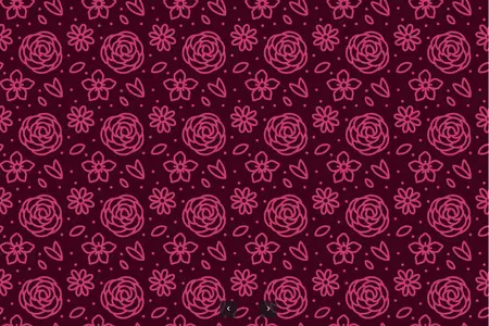 EE - Flowers Seamless Pattern Background Illustration BWD7F5P