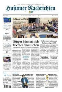 Husumer Nachrichten - 10. September 2018