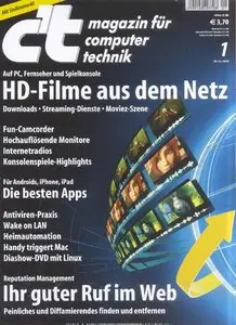 ct Magazin vom 20 Dezember 2010 No 01 2011