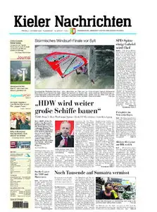 Kieler Nachrichten vom 2. Oktober 2009