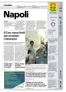 la Repubblica Napoli - 10 Settembre 2018