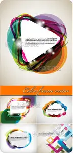 Color frame vector