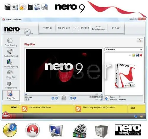 nero 6 startsmart free download